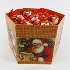 Набор елочных шаров Old Style 8см 14шт