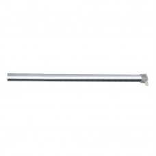 Шина для карниза 2.4м хром матовый