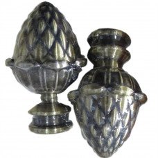 Комплект наконечников для карниза Агра 16мм 2шт золото антик