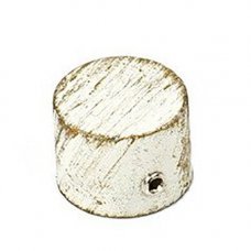 Наконечник для карниза Кофу 25мм белое золото