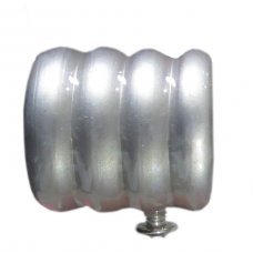 Кронштейн 25мм 1шт хром матовый