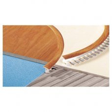 Дилатационный гибкий профиль D14 P темный орех 2500х10мм