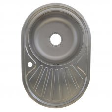 Мойка нержавеющая 77x50см правосторонняя