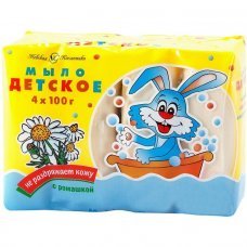 Мыло детское с ромашкой 4х100гр