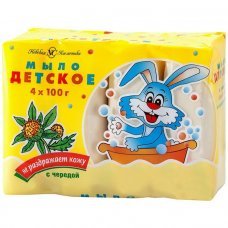 Мыло детское с чередой 4х100г