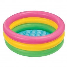 Детский надувной бассейн Радуга 58924 86x25см 68л