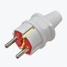 Вилка прямая с заземлением 16A