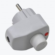 Вилка с диммером и с заземлением 16A