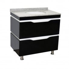 Тумба с раковиной Dofine Черный 85