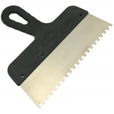 Шпатель нержавеющий зубчатый 6х300мм