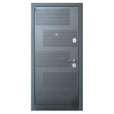 Дверь металлическая DT18 Wenge/White левая 205х86x7см