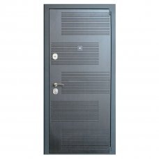 Дверь металлическая DT18 Wenge/White правая 205х96x7см