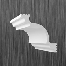 Плинтус потолочный К-100 80x80мм