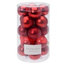 Набор елочных шаров 40мм 20шт