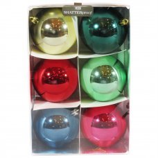 Набор елочных шаров Fairtale 80мм 6шт