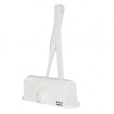 Доводчик Compakt с фиксацией 80кг белый