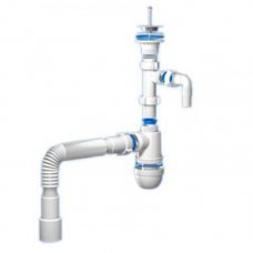 Сифон для умывальника с отводом для стиральной машины С 1315