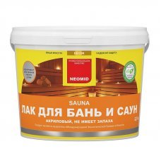 Лак для бань и саун Neomid 2.5л