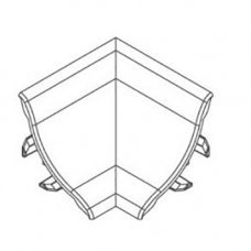 Угол внутренний для профиля ПВХ 21х21мм