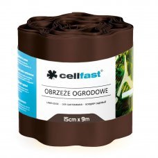 Бордюр садовый 30-012 коричневый 15см