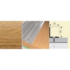 Угол внутренний дуб светлый 20х20х900мм