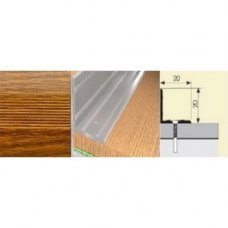 Угол внутренний дуб темный 20х20х900мм,