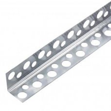 Уголок алюминиевый перфорированный 25х25х3000мм Mega
