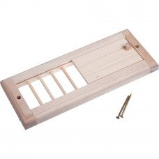 Grila ventilatie cu clapeta tei 31,5x16,5cm