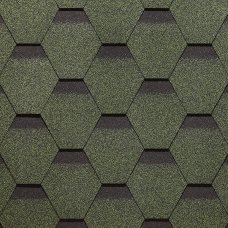 Гибкая черепица Docke Europa Карат зеленая 