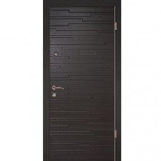 Дверь металлическая Вектор Wenge/White правая 86х204см