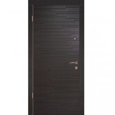 Дверь металлическая Вектор Wenge/White левая 96х204см