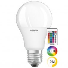 Лампа светодиодная Classic A60 с цоколем E27 9Вт RGB Dim пульт