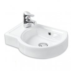 Раковина подвесная Bianco 43x30x13.6см левосторонняя