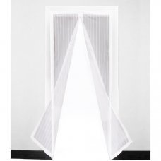 Штора магнитная от насекомых белая 100х210см