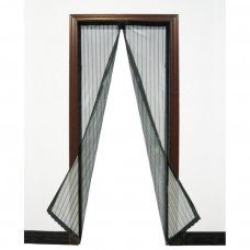 Штора магнитная от насекомых черная 100х210см