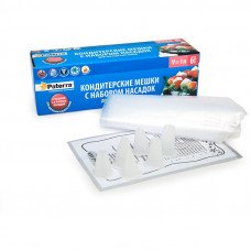 Мешок кондитерский Paterra с 6 насадками, 6шт