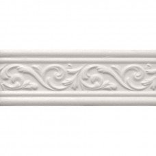Фриз Arabesco белый 8.2х23см
