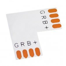 Коннектор для светодиодной ленты пластик RGB 8мм