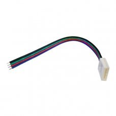 Коннектор для светодиодной ленты пластик RGB 10мм