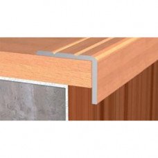 Профиль лестничный 24х18х900мм серебро