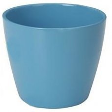 Горшок для цветов керамический цветной