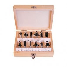 Набор фрез по дереву 8мм 12шт