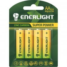 Батарейки ENERLIGHT SUPER POWER AA Zinc-Carbon 4 шт.