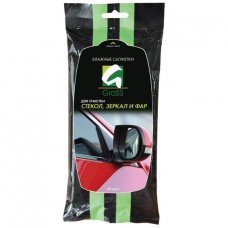 Салфетки влажные для стекол и зеркал Grass