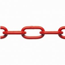 Цепь декоративная красная 3х26х6мм