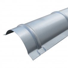 Конек полукруглый Al-Zn серебристый 0.3x900x400мм