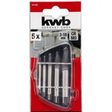 Набор экстракторов для извлечения сломанных болтов KWB K444300