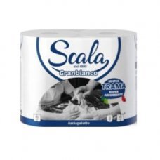 Полотенца бумажные Scala GranBianco двухслойные 2рулона