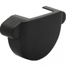 Заглушка желоба левая/правая антрацит 125мм