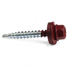 Саморез кровельный WFD красный 4.8x70мм 10шт